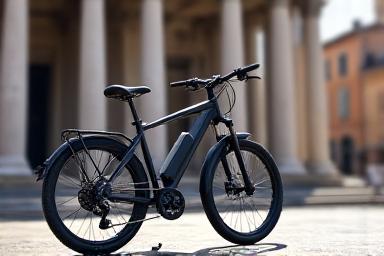 E-bike parcheggiata davanti al Pantheon